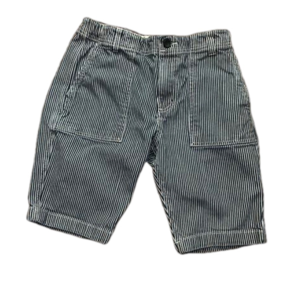 Mini Boden Size 12 Blue and White Striped Shorts